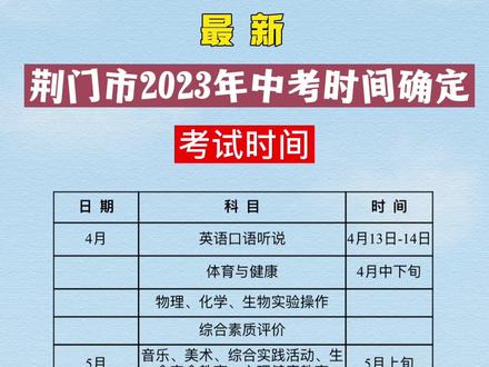 杭州中考时间2023_陕西省中考时间2023_2023中考时间