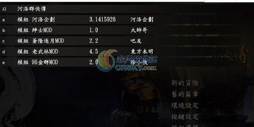 河洛群侠传绅士mod下载,打造你的专属江湖(图7) 河洛群侠传绅士mod下载,打造你的专属江湖(图7)