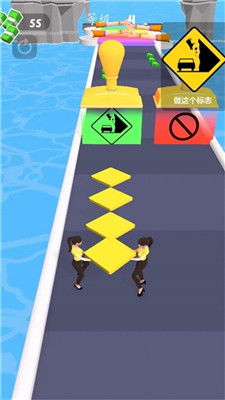 奔跑和跳跃:玩家需要通过手势控制角色进行奔跑和跳跃,躲避障碍物和地铁列车,追赶,游戏概述(图1) 奔跑和跳跃:玩家需要通过手势控制角色进行奔跑和跳跃,躲避障碍物和地铁列车,追赶,游戏概述(图1)