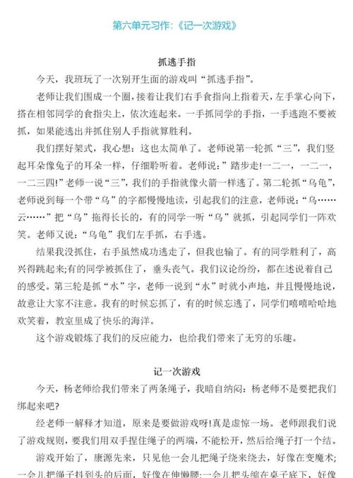 记一次游戏作文(图2)