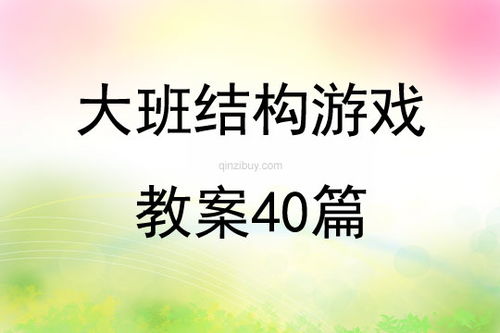 结构游戏说课稿,中班结构游戏说课稿——公园乐园的建构之旅(图1)