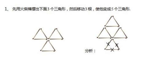 火柴游戏题,培养思维与创意的趣味数学挑战(图2) 火柴游戏题,培养思维与创意的趣味数学挑战(图2)