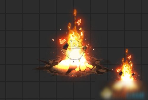游戏火焰特效,粒子系统与Shader技术深度解析(图1) 游戏火焰特效,粒子系统与Shader技术深度解析(图1)