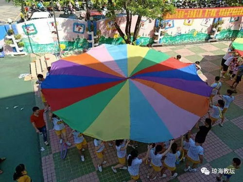 亲子游戏彩虹伞,亲子共成长”(图1) 亲子游戏彩虹伞,亲子共成长”(图1)