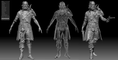 游戏建模zbrush,探索数字艺术与虚拟世界的完美融合(图1) 游戏建模zbrush,探索数字艺术与虚拟世界的完美融合(图1)