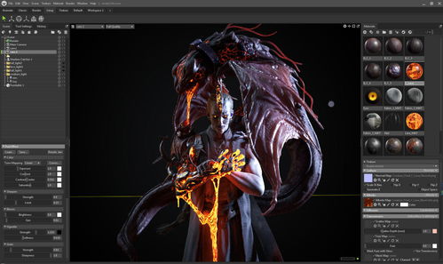 游戏建模zbrush,探索数字艺术与虚拟世界的完美融合(图3) 游戏建模zbrush,探索数字艺术与虚拟世界的完美融合(图3)
