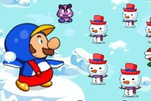 雪人兄弟小游戏,冰雪奇缘冒险之旅(图2) 雪人兄弟小游戏,冰雪奇缘冒险之旅(图2)