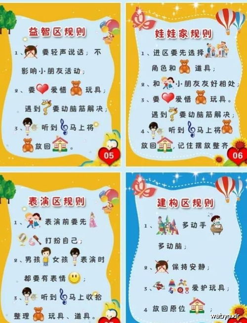 幼儿园游戏区规则,安全玩耍的指南(图1) 幼儿园游戏区规则,安全玩耍的指南(图1)