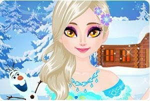 冰雪奇缘之化妆游戏,公主们的梦幻妆容之旅(图2)
