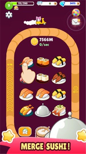旋转寿司游戏,指尖上的美食冒险之旅(图1)