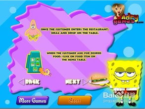 海绵宝宝开餐厅游戏,打造海底美食王国(图2) 海绵宝宝开餐厅游戏,打造海底美食王国(图2)