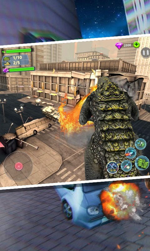 模拟怪兽破坏城市游戏,模拟城市危机四伏(图3)